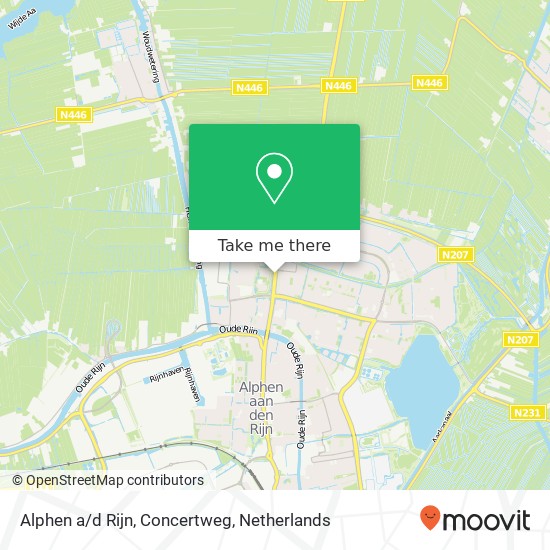 Alphen a/d Rijn, Concertweg map