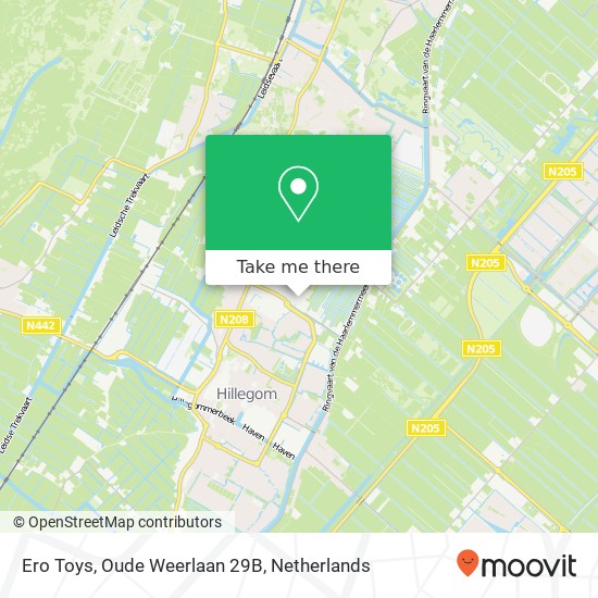 Ero Toys, Oude Weerlaan 29B map