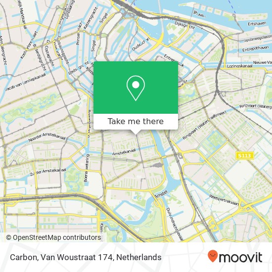 Carbon, Van Woustraat 174 map