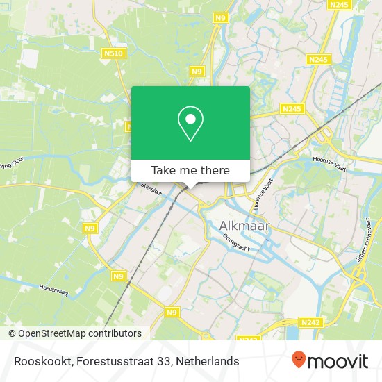 Rooskookt, Forestusstraat 33 map