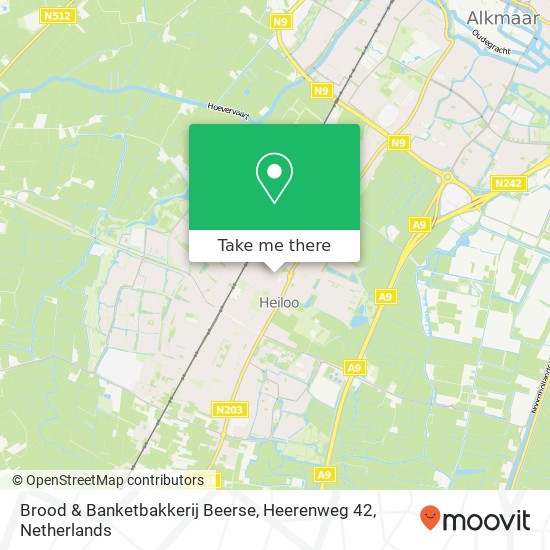 Brood & Banketbakkerij Beerse, Heerenweg 42 Karte