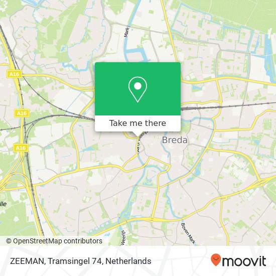 ZEEMAN, Tramsingel 74 map