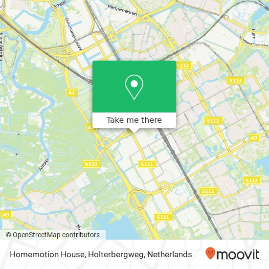 Homemotion House, Holterbergweg map