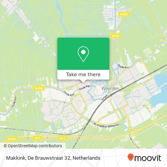 Makkink, De Brauwstraat 32 Karte