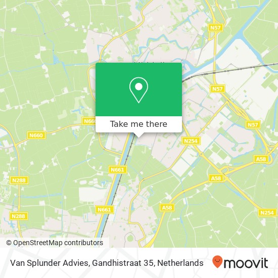 Van Splunder Advies, Gandhistraat 35 map