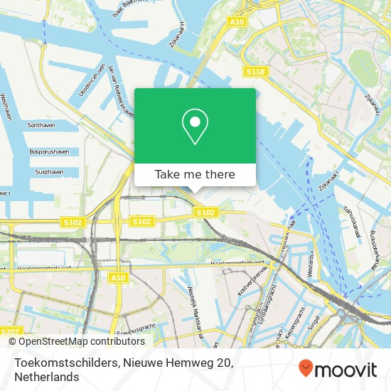 Toekomstschilders, Nieuwe Hemweg 20 map
