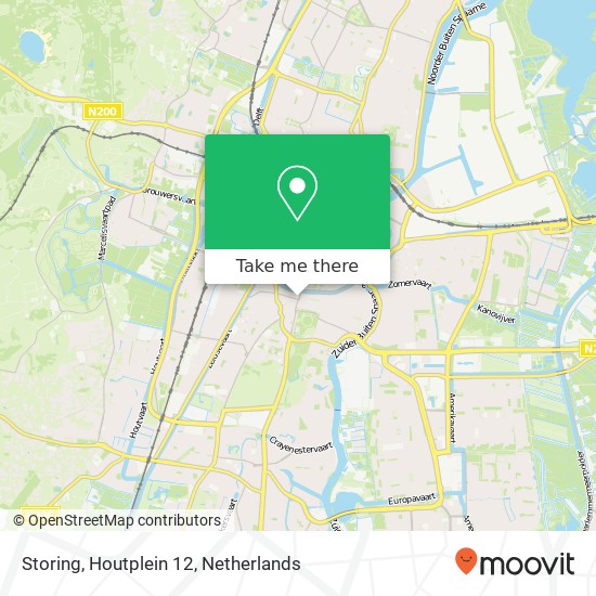 Storing, Houtplein 12 map