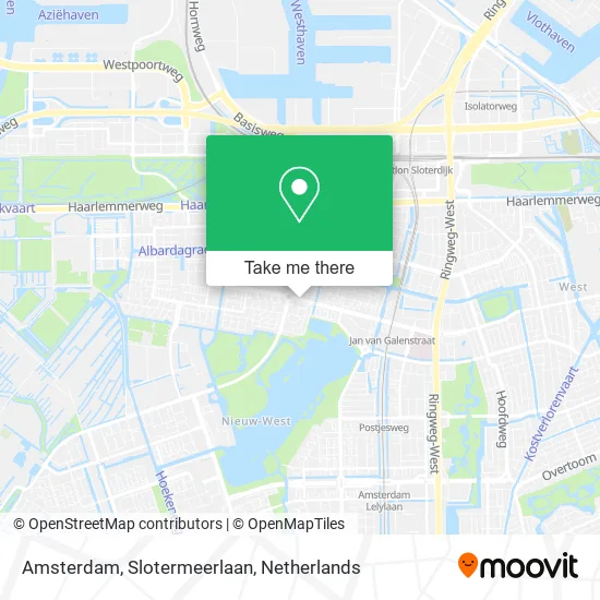Amsterdam, Slotermeerlaan map