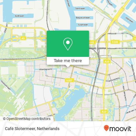 Café Slotermeer map