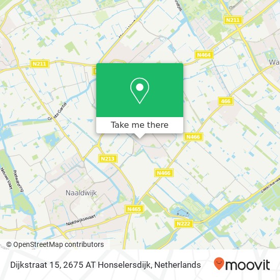 Dijkstraat 15, 2675 AT Honselersdijk map