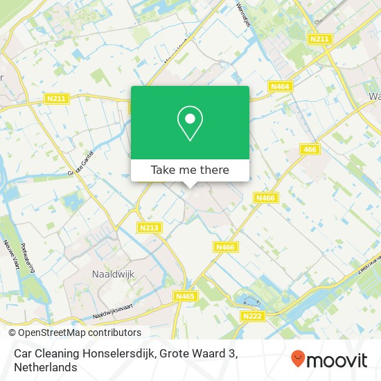 Car Cleaning Honselersdijk, Grote Waard 3 Karte