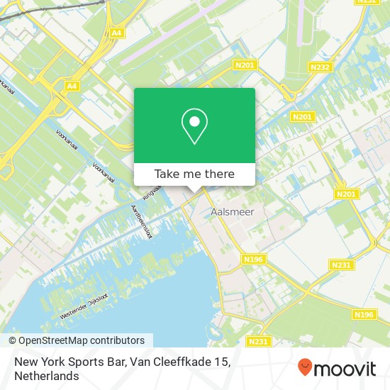 New York Sports Bar, Van Cleeffkade 15 map