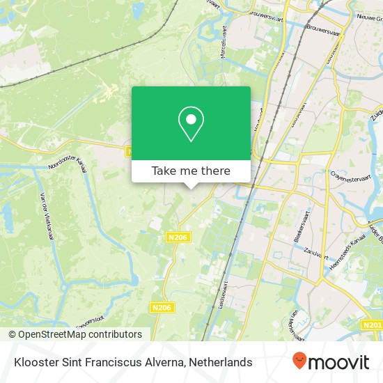 Klooster Sint Franciscus Alverna map