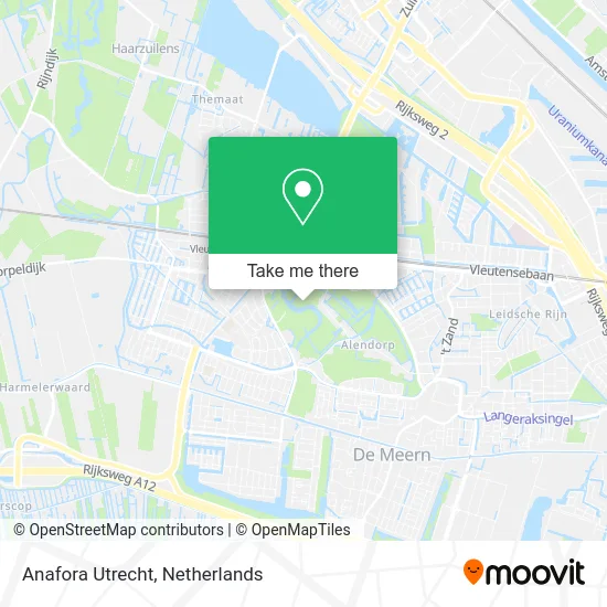 Anafora Utrecht map