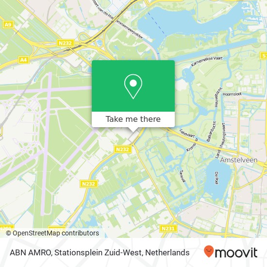 ABN AMRO, Stationsplein Zuid-West Karte