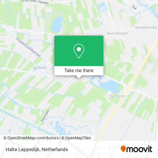 Halte Leppedijk map