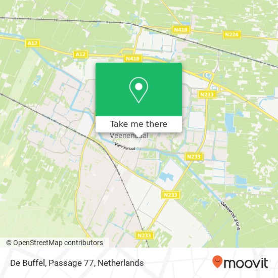 De Buffel, Passage 77 map