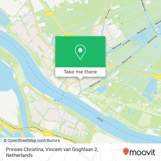 Prinses Christina, Vincent van Goghlaan 2 map