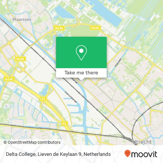 Delta College, Lieven de Keylaan 9 map