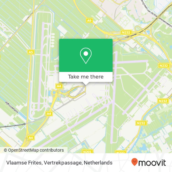 Vlaamse Frites, Vertrekpassage map