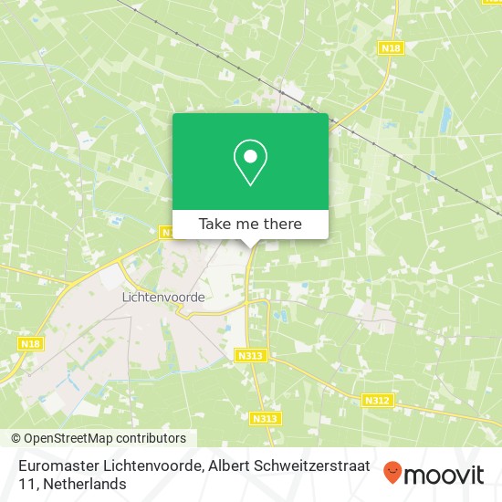 Euromaster Lichtenvoorde, Albert Schweitzerstraat 11 Karte