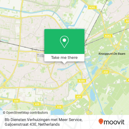 Bb Diensten Verhuizingen met Meer Service, Galjoenstraat 43E map