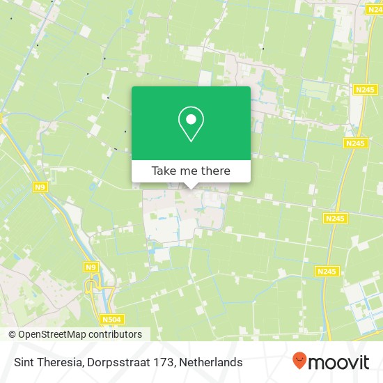 Sint Theresia, Dorpsstraat 173 map