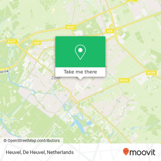 Heuvel, De Heuvel map