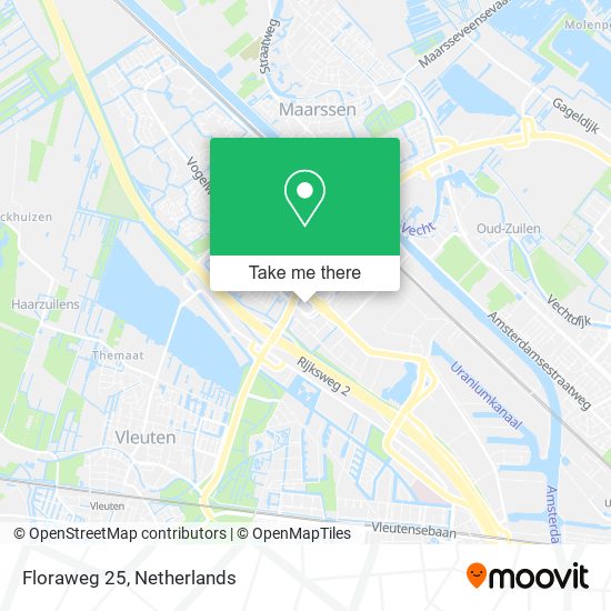 Floraweg 25 map