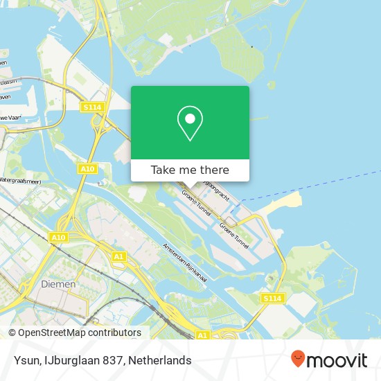 Ysun, IJburglaan 837 map