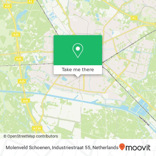 Molenveld Schoenen, Industriestraat 55 map