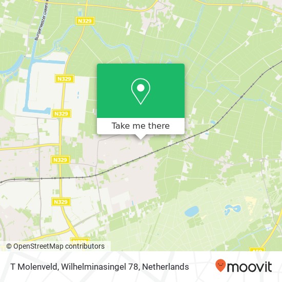 T Molenveld, Wilhelminasingel 78 map
