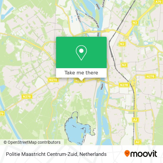 Politie Maastricht Centrum-Zuid Karte