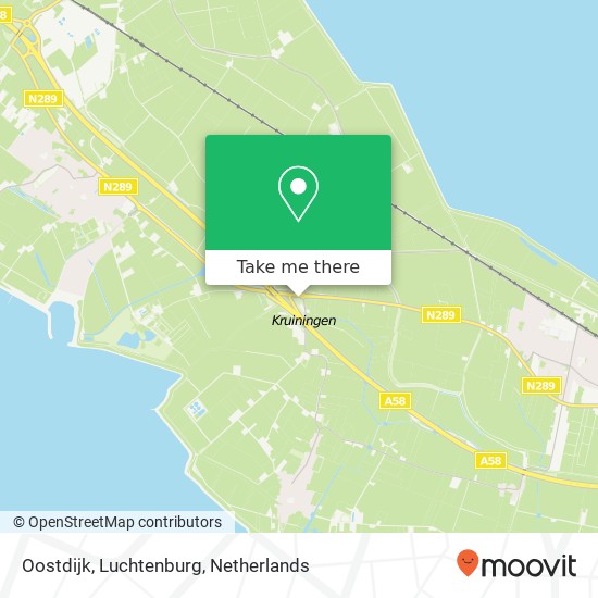 Oostdijk, Luchtenburg map