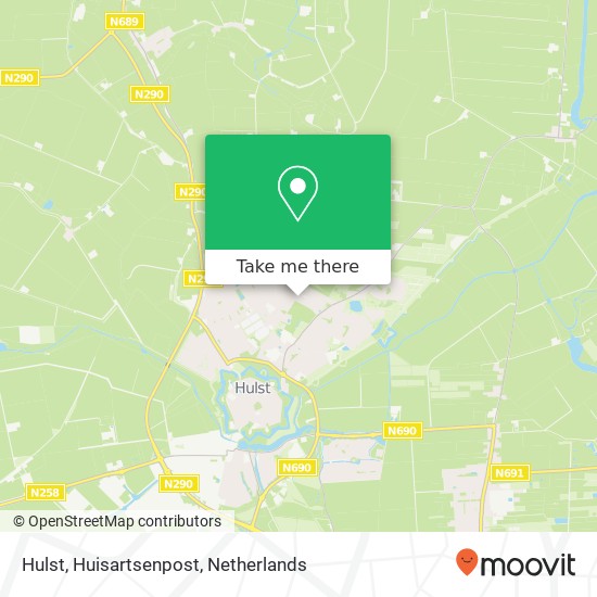 Hulst, Huisartsenpost map