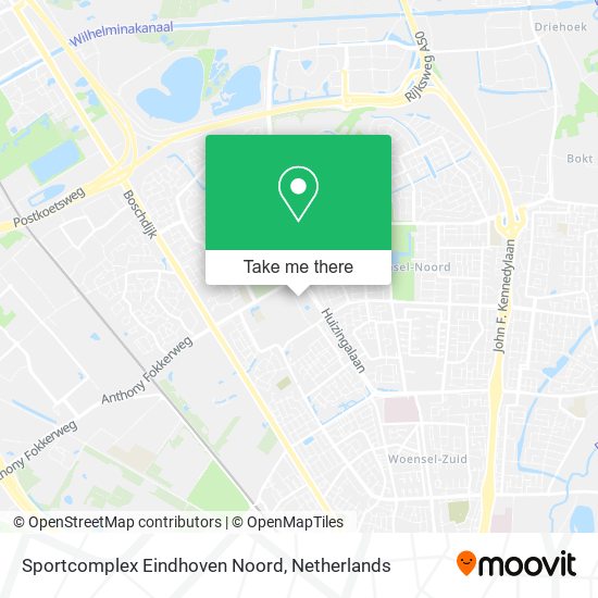 Sportcomplex Eindhoven Noord Karte