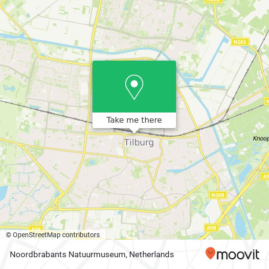 Noordbrabants Natuurmuseum map