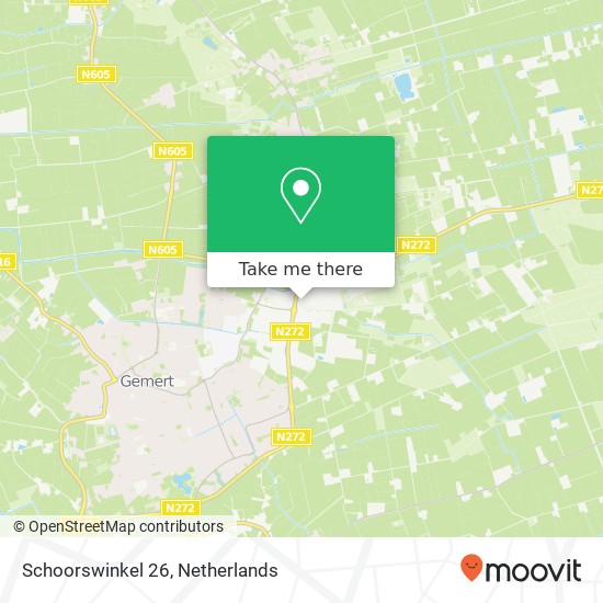 Schoorswinkel 26 map