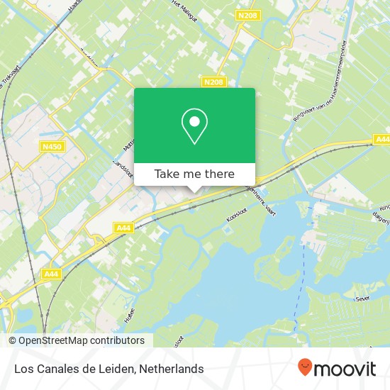 Los Canales de Leiden Karte