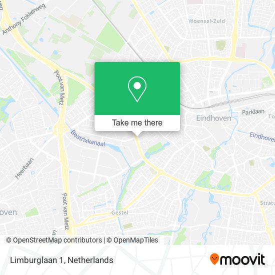 Limburglaan 1 map