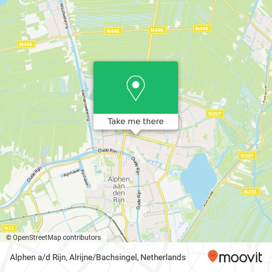 Alphen a / d Rijn, Alrijne / Bachsingel map