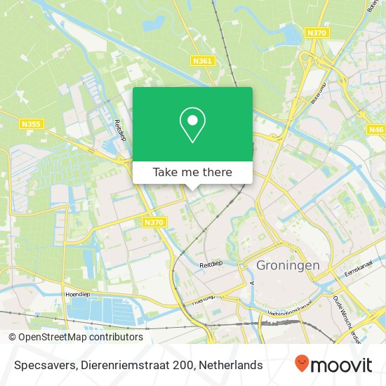 Specsavers, Dierenriemstraat 200 map