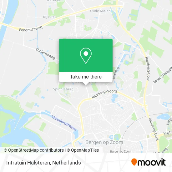 Intratuin Halsteren map