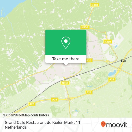 Grand Café Restaurant de Keiler, Markt 11 map