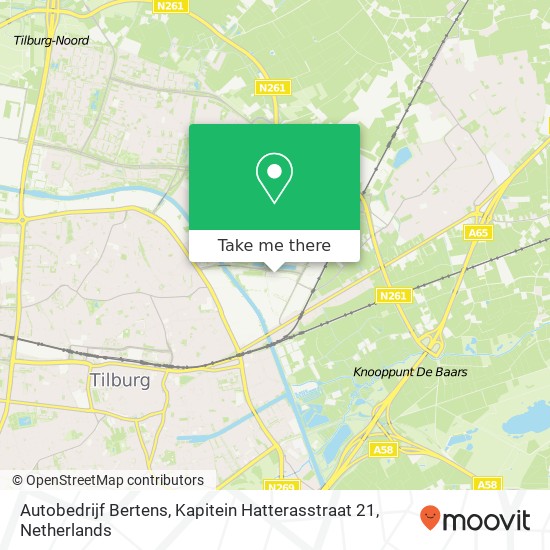 Autobedrijf Bertens, Kapitein Hatterasstraat 21 map