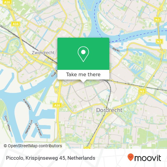 Piccolo, Krispijnseweg 45 map