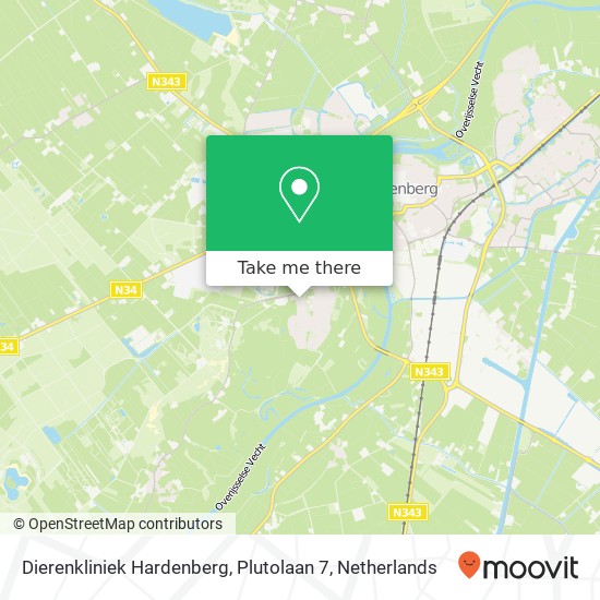 Dierenkliniek Hardenberg, Plutolaan 7 map