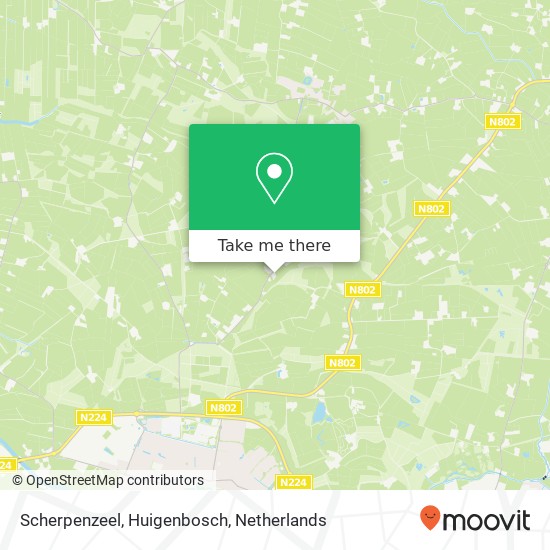 Scherpenzeel, Huigenbosch map