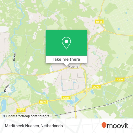 Meditheek Nuenen map