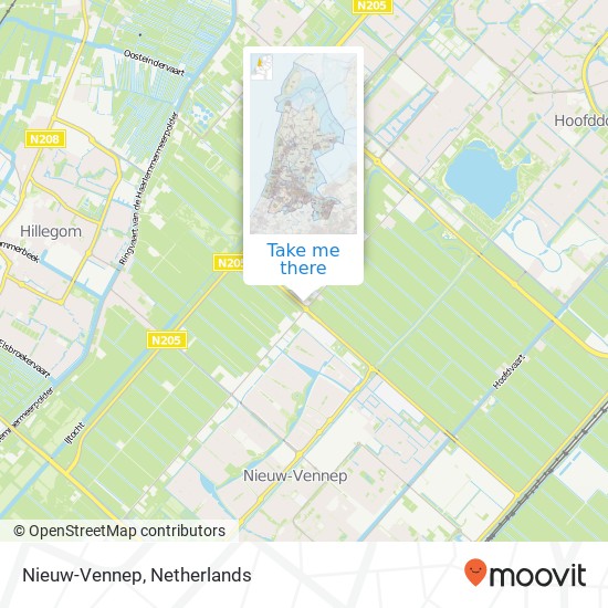 Nieuw-Vennep, Ijweg 1415 map